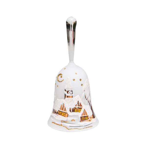 Zvonček s rúčkou - Biely - Zimná krajina