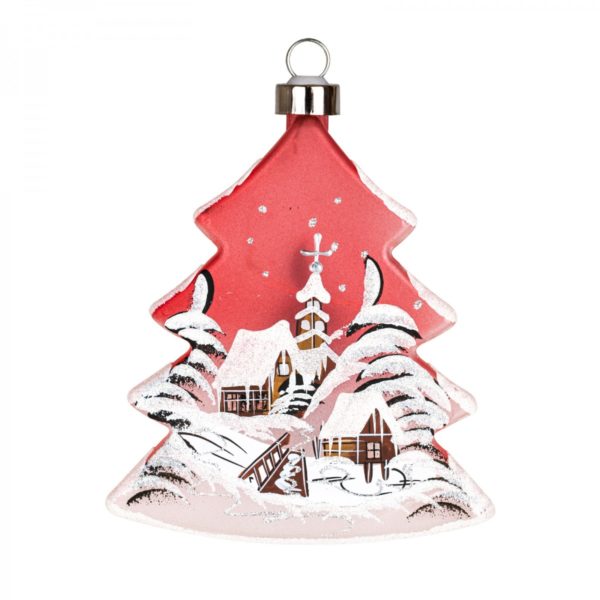 Stromček Led - Červený