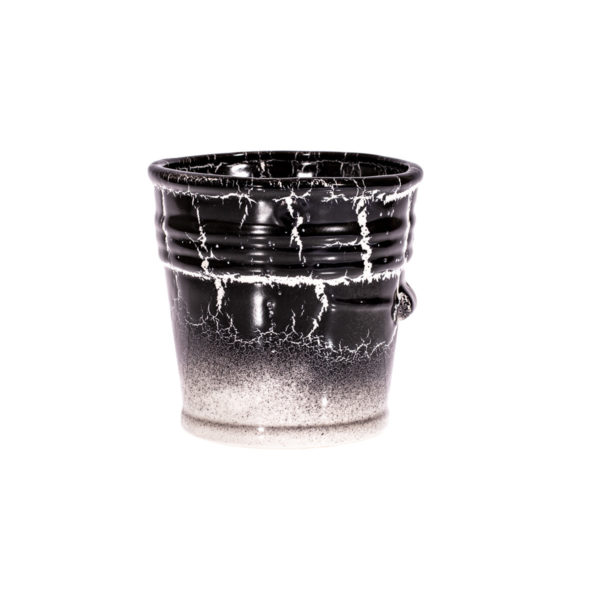 Vedro III. Kvetináč - Čierno-Biely