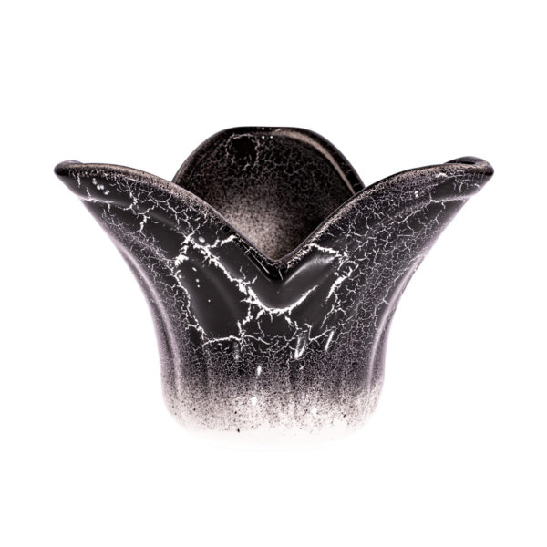 Tulipán Kvetináč - Čierno-Biely