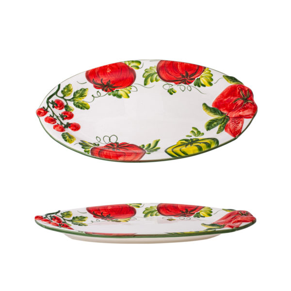 Lauren - paradajky podnos maxi  talianska keramika